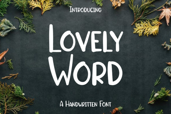 Lovely Word Font - Featured Image