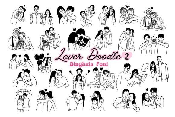 Lover Doodle 2 Font - Featured Image