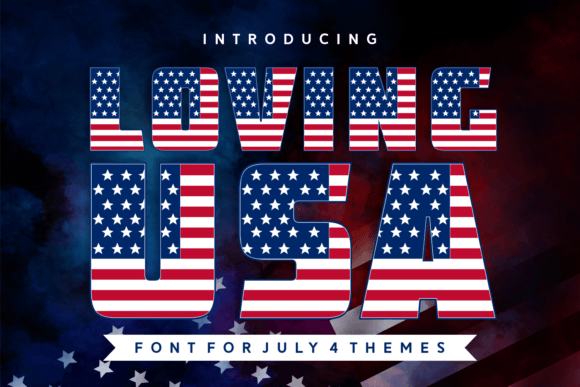 Loving Usa Font - Featured Image