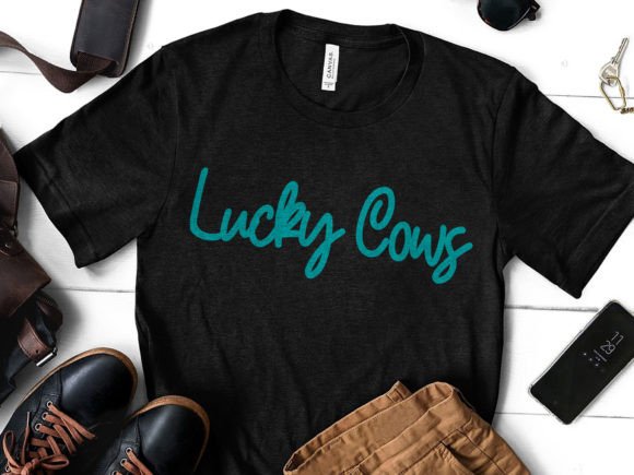 Lucky Cows Font - Featured Image
