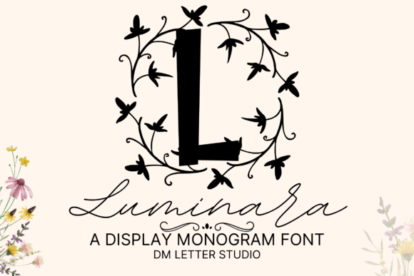 Luminara Monogram Font - Featured Image