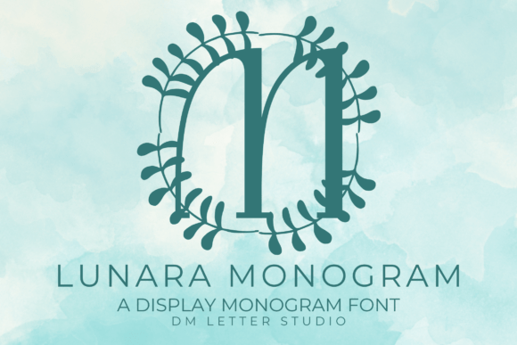 Lunara Monogram Font - Featured Image