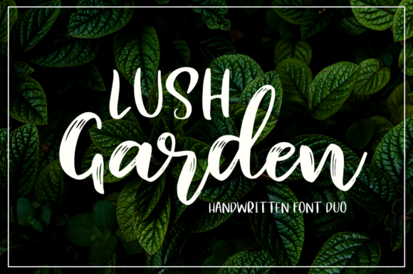 Lush Garden Duo Font - Featured Image