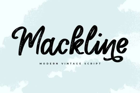 Mackline Font - Featured Image