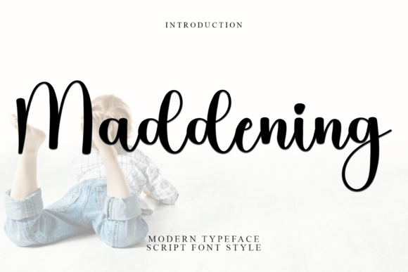 Maddening Font - Featured Image