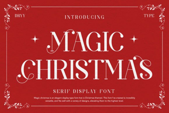 Magic Christmas Font - Featured Image