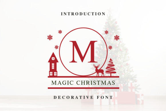 Magic Christmas Monogram Font - Featured Image