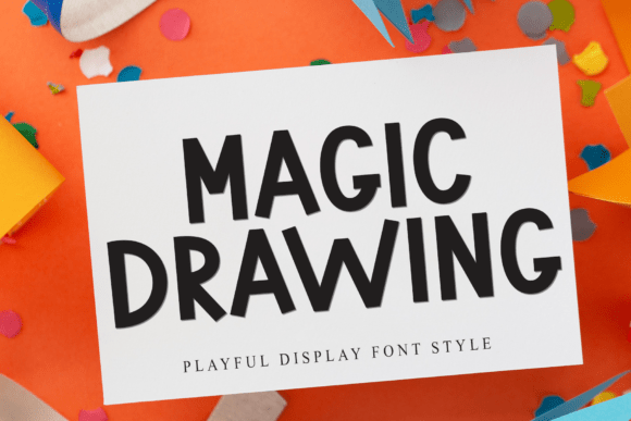Magic Drawing Font - Featured Image