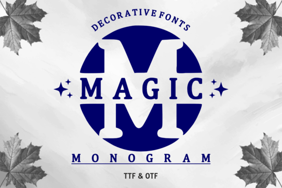 Magic Monogram Font - Featured Image