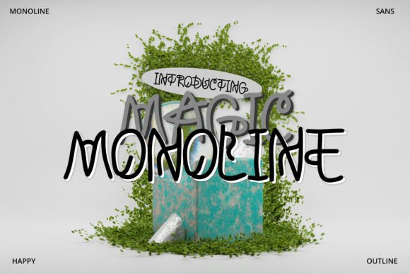 Magic Monoline Font - Featured Image