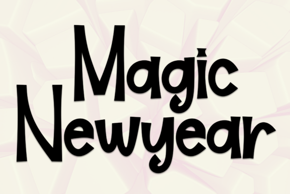 Magic Newyear Font - Featured Image