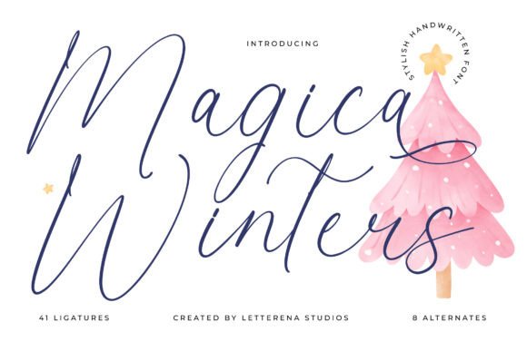 Magica Winters Font - Featured Image