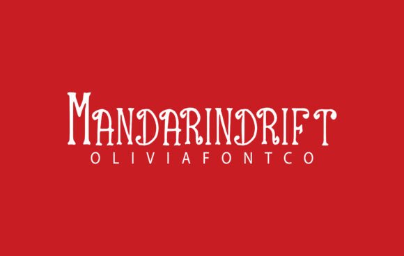 Mandarindrift Font - Featured Image