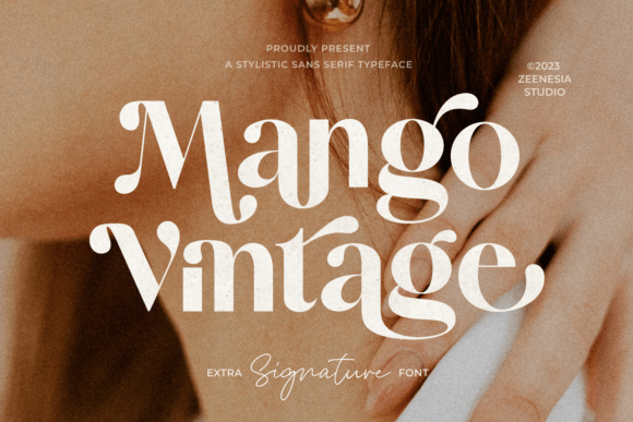 Mango Vintage Font - Featured Image
