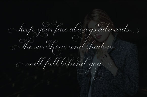 Manhattan Calligraphy Font - Featured Image