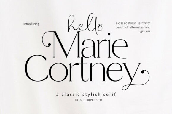 Marie Cortney Font - Featured Image