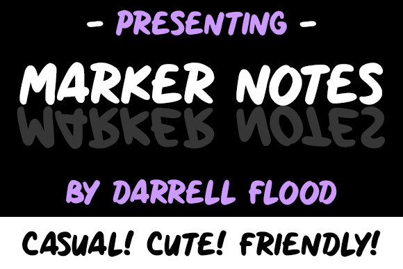 Marker Notes Font - Featured Image