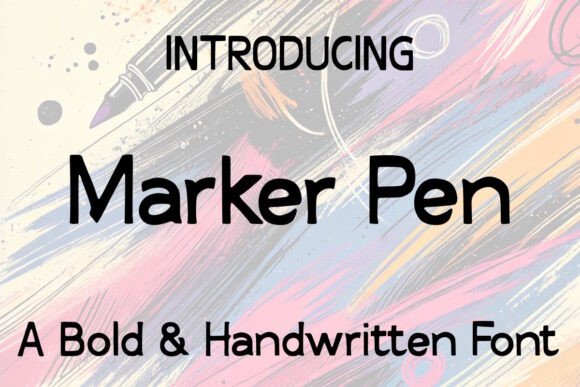 Marker Pen Font - Featured Image