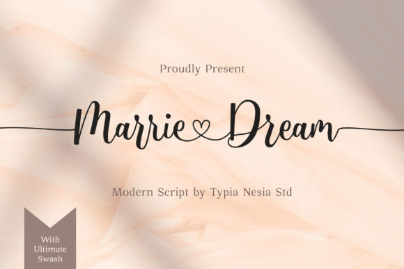 Marrie Dream Font - Featured Image
