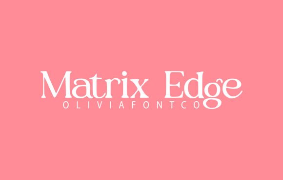 Matrix Edge Font - Featured Image