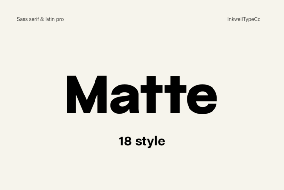 Matte Font - Featured Image