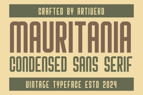 Mauritania Font - Featured Image