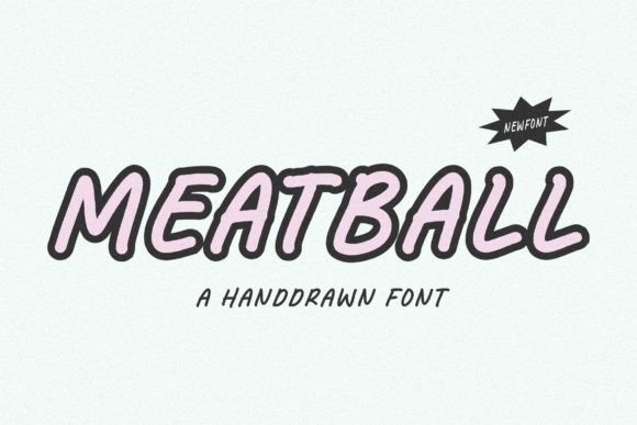 Meatball Font - Featured Image