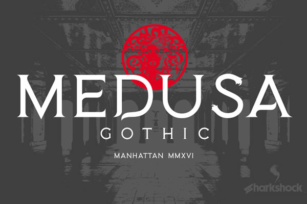 Medusa Gothic Font - Featured Image