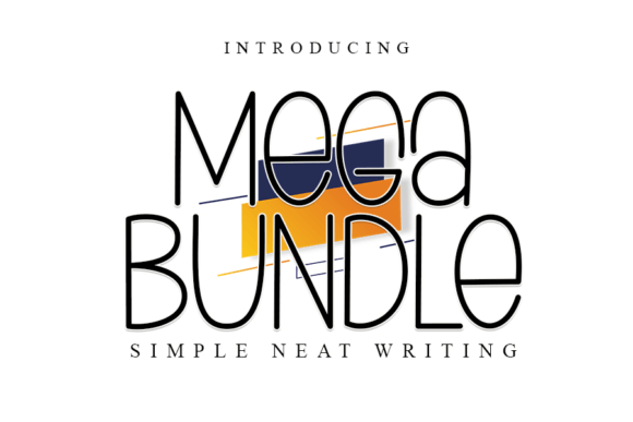 Mega Bundle Font - Featured Image