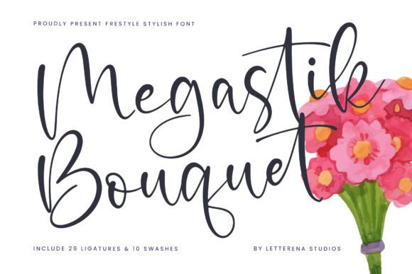Megastik Bouquet Font - Featured Image