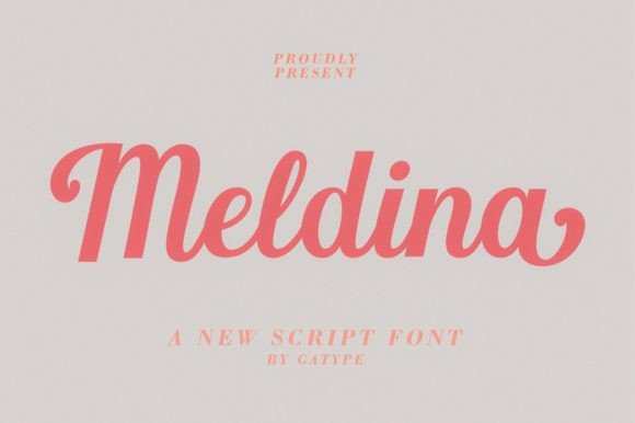 Meldina Font - Featured Image