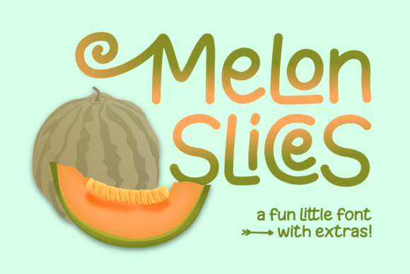 Melon Slices Font - Featured Image