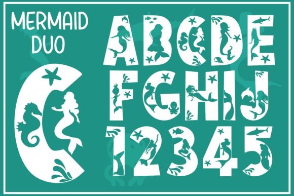 Mermaid Duo Font - Featured Image