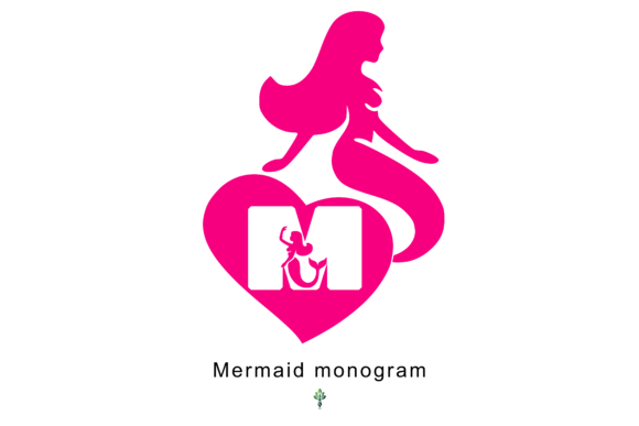 Mermaid Monogram Font - Featured Image