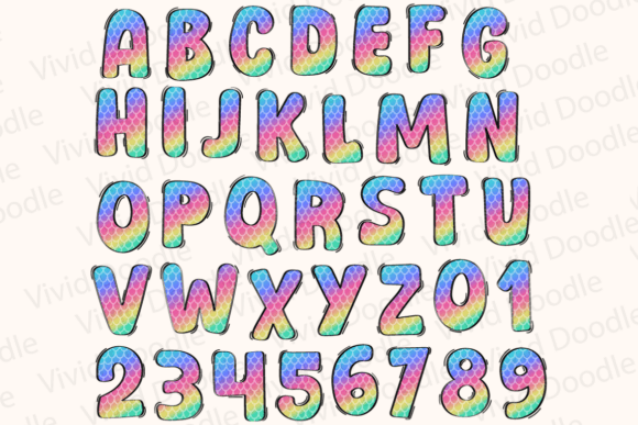 Mermaid Rainbow Font - Featured Image