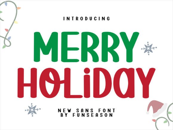 Merry Holiday Font - Featured Image