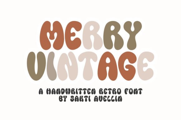 Merry Vintage Font - Featured Image