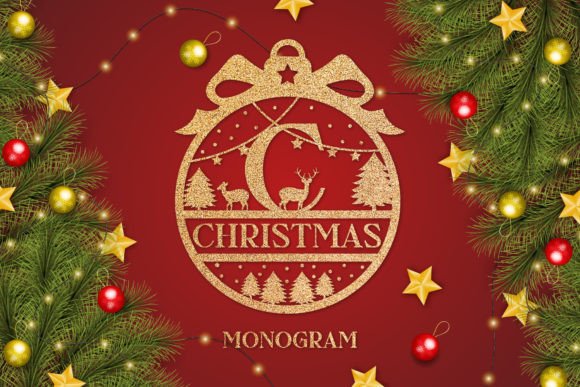 Merry Xmas Monogram Font - Featured Image