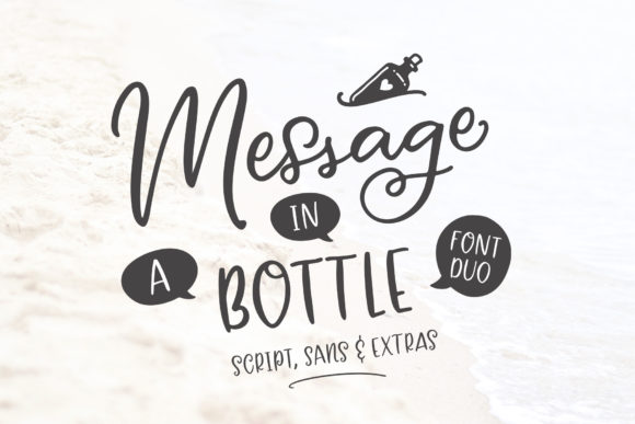 Message in a Bottle Duo Font - Featured Image
