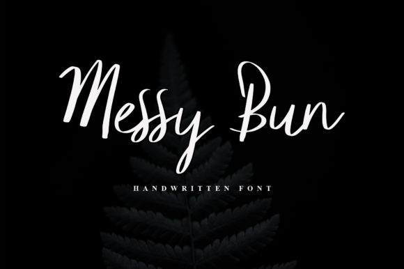 Messy Bun Font - Featured Image