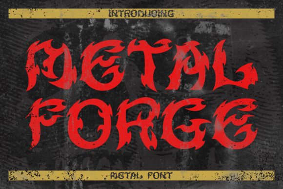 Metal Forge Font - Featured Image