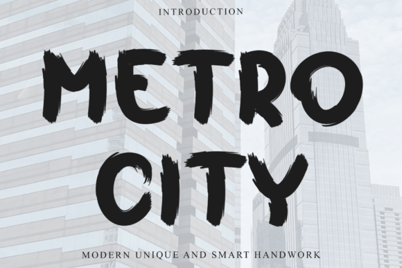 Metro City Font - Featured Image
