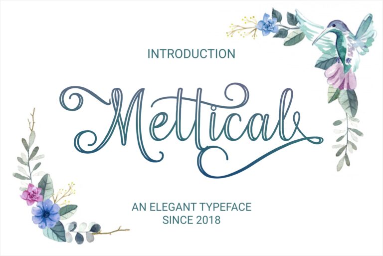 Mettical Font - Featured Image