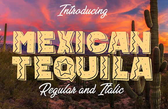 Mexican Tequila Font - Featured Image