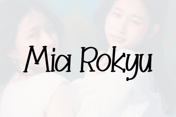Mia Rokyu Font - Featured Image