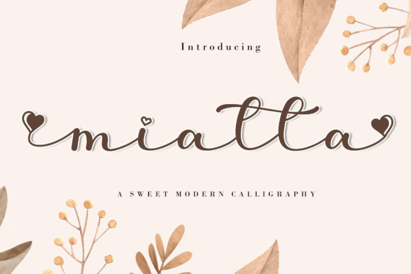 Miatta Font - Featured Image