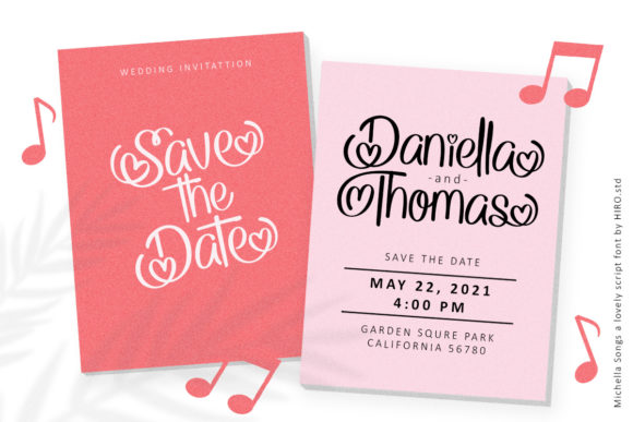 Michella Songs Font - Featured Image
