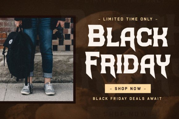 Midnight Blackfire Font - Featured Image