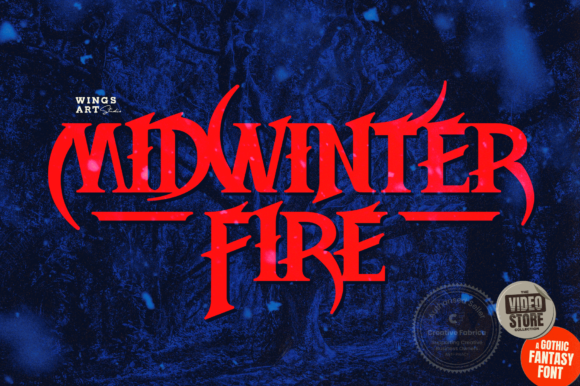 Midwinter Fire Font Font - Featured Image