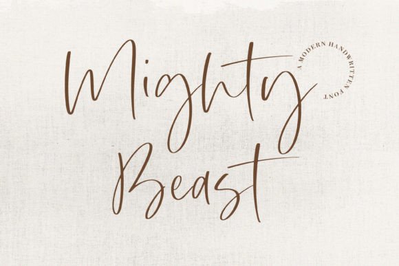 Mighty Beast Font - Featured Image